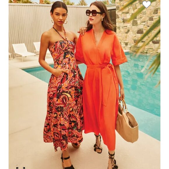 A.L.C. Adelle Tiered Halter Dress $600 Size 10 - Picture 2 of 5